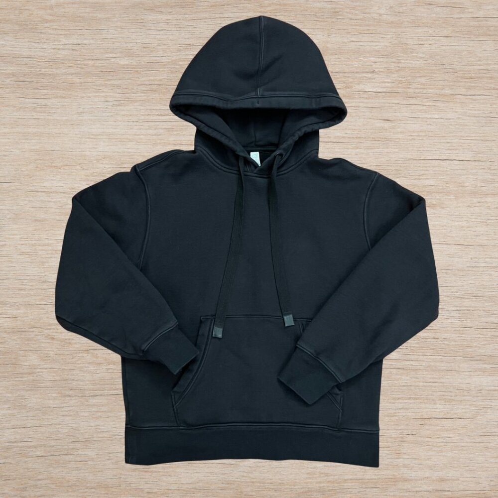 Athleta Black Hooded Sweatshirt Women’s Size XS Activewear Athleisure Loungewear